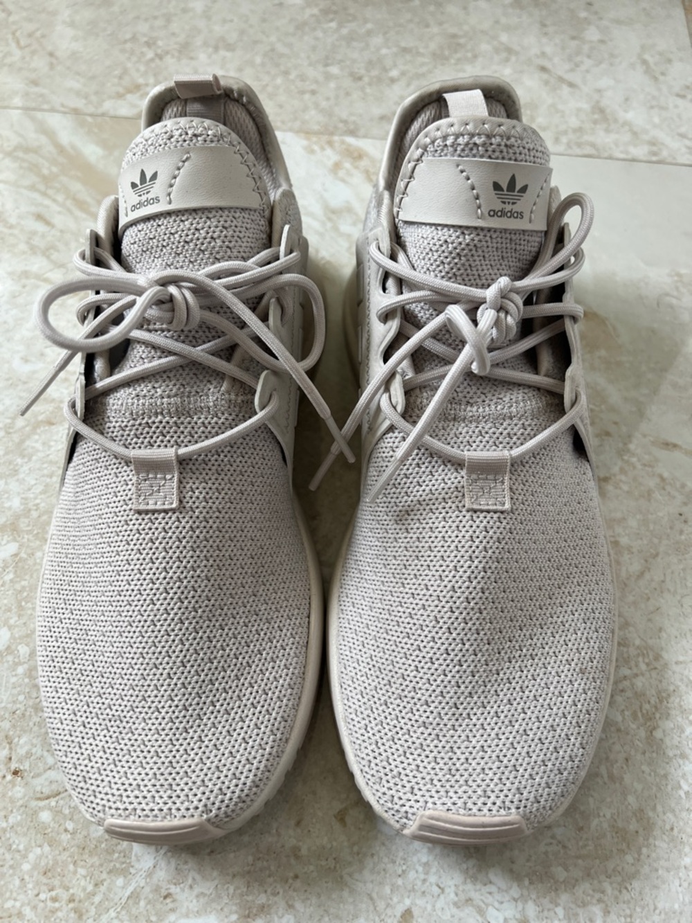 adidas Beige Knit Lifestyle Sneakers